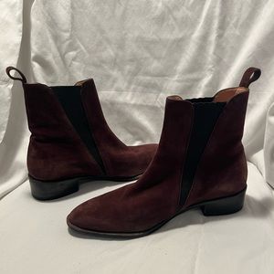 Robert Clergerie - brown suede Chelsea boots - size 37.5 EU (size 7)